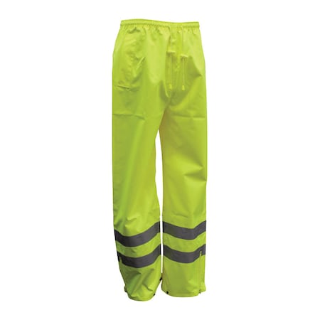 Boss Boss Hi-Vis Yellow Polyester Rain Pants M 3NR3000M